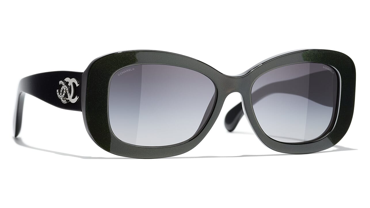 CHANEL Pillow Sunglasses CH5408 Black at John Lewis  Partners